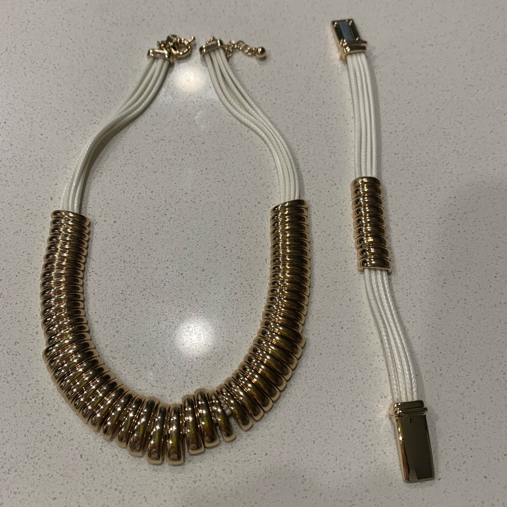 LOFT Set of necklace and earrings set